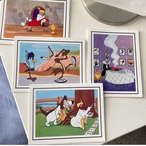 Vintage Warner Bros Greeting Cards Blank